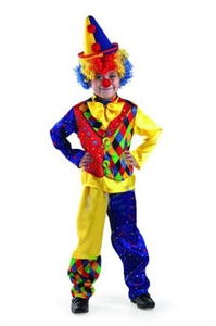 Карнавальный костюм клоун Шкет 452